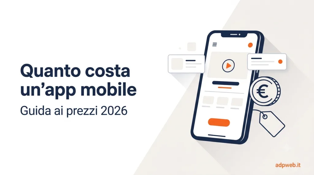 Quanto costa un'app mobile nel 2026: guida ai prezzi di ADP